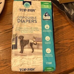 Tow-paw disposable diapers